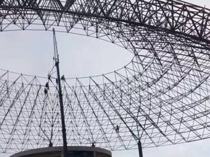 广州篮球馆球形网架厂家价格